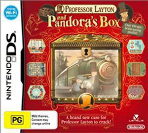 Professor Layton 2 and Pandoras Box Game DS 