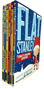 Flat Stanley 6 Book Collection: Flat Stanley; Stanley, Flat Again; Stanley in Space; Invisible Stanley; Stanley and the Magic Lamp; Stanley's Christmas Adventure (FLAT STANLEY ADVENTURE PACK) 