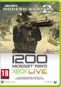 Microsoft Call of Duty: Modern Warfare 2 - 1200 Points Card 