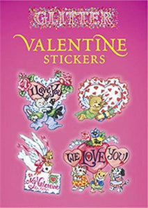 Glitter Valentine Stickers 