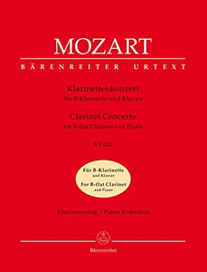 Mozart: Clarinet Concerto, K.622 (Version for Bb Clarinet & Piano) Urtext 