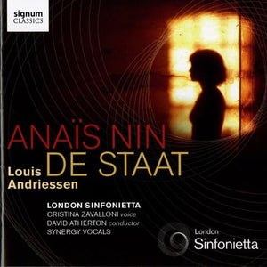 Andriessen: Anaïs Nin, De Staat (London Sinfonietta) 