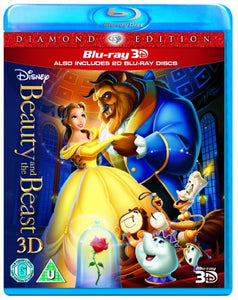 Beauty and the Beast (Blu-ray 3D + Blu-ray) [Region Free] 