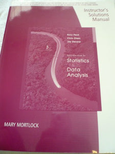 Introduction to Statistics & Data Analysis 