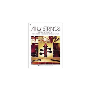 All for Strings Theory Workbook 1 Cello 