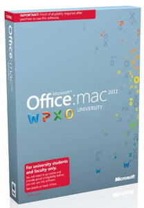 Microsoft Office University 2011 for Mac 