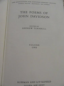 The Poems of John Davidson 