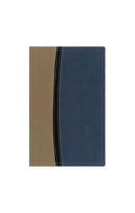 NIV Study Bible, Personal Size, Leathersoft, Tan/Blue, Red Letter Edition 