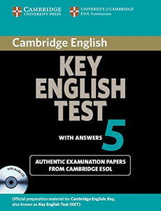 Cambridge Key English Test 5 Self Study Pack (Student's Book with answers and Audio CD) 