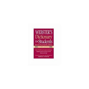 Webster's Dictionary for Students, Special Encyclopedic Edition 