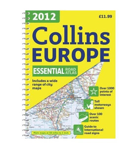 2012 Collins Europe Essential Road Atlas [ 2012 COLLINS EUROPE ESSENTIAL ROAD ATLAS BY Collins UK ( Author ) Dec-01-2011[ 2012 COLLINS EUROPE ESSENTIAL ROAD ATLAS [ 2012 COLLINS EUROPE ESSENTIAL ROAD ATLAS BY COLLINS UK ( AUTHOR ) DEC-01-2011 ] By Collins 