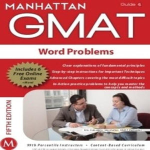 Word Problems GMAT Strategy Guide 