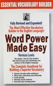 Word Power Made Easy and 30 Days to a More Powerful Vocabulary (Set of 2 Books) 