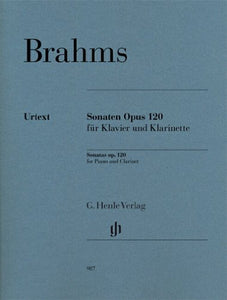 Sonatas - op. 120 - clarinet and piano - revised edition - ( HN 987 ) 