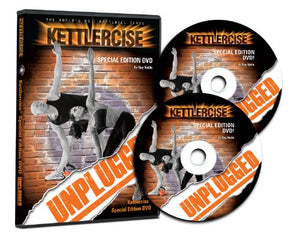 Kettlercise Unplugged 2 Disc DVD - The World’s No#1 Kettlebell Class Home Workout DVD Ultimate Fat L 