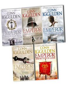 Conn Iggulden Emperor Series, 5 Books Collection Pack Set RRP: £40.95 (The Gods of War, The Gates of Rome, The Death of Kings, The Field of Swords,The Blood of Gods) 