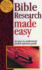 Bible Research Made Easy 