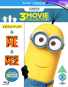 Minions Collection (Despicable Me/Despicable Me 2/Minions) [Blu-ray] [2015] [Region Free] 