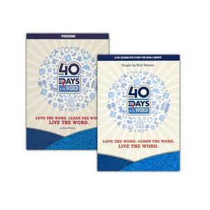 Rick Warren 40 Days in the Word, Kit (DVD & Workbook) By Saddleback Resources Paperback 2011 