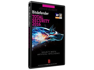 Bitdefender Total Security 2016 - 1 Year - 3 Users - DVD Case (PC) 