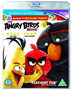 The Angry Birds Movie [Blu-ray 3D + Blu-ray + UV Copy] [2016] [Region A & B & C] 