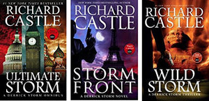 Derrick Storm Collection Set - 3 Books Wild Storm, Storm Front, Ultimate Storm, richard castle 