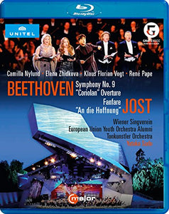 Pape - Beethoven: Symphony No. 9/Jost: An Die Hoffnung (Sado) [Blu-ray] [2017] 