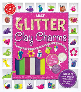 Make Glitter Clay Charms 