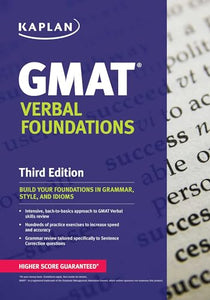 Kaplan GMAT Verbal Foundations 