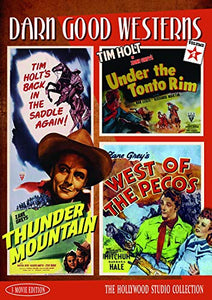 Darn Good Westerns #4 (Thunder Mountain, Under the Tonto Rim, West of Pecos) [DVD] 