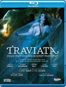 Verdi: Traviata [Benjamin Lazar; Florent Hubert; Judith Chemla; Damien Bigourdan; Jérôme Billy; Élise Chauvin; Florent Baffi; Florent Hubert] [Belair Classiques: BAC456] [Blu-ray] [2020] 