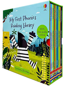 Usborne My First Phonics Reading Library 20 Books Collection Box Set (Phonics Readers) (WITH FREE AUDIO ONLINE) 