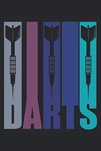 Darts notebook: Dart notebook A5 lined - for planning, organizing and noting 