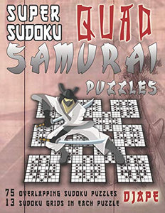 Super Sudoku Quad Samurai Puzzles 