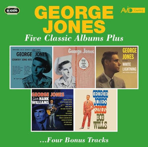 George Jones - Five Classic Albums Plus (Grand Ole Opry's New Star / George Jones Sings / Sings Whit 